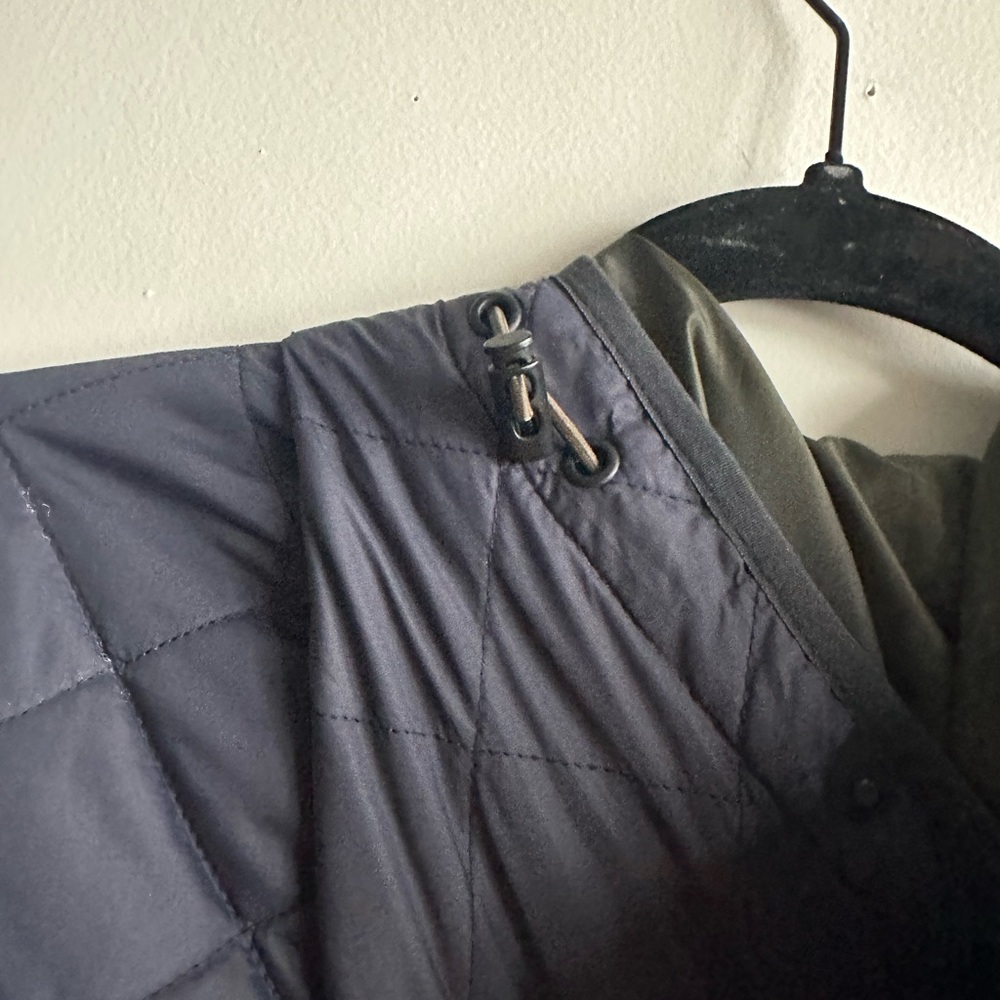 London Fog | Men’s Diamond Quilted Hooded Jacket - XL Navy Blue - Picture 6 of 10